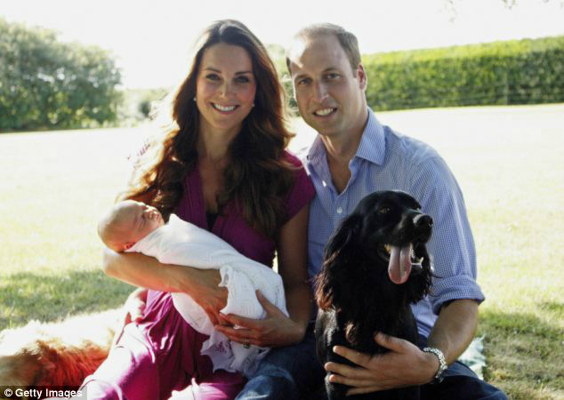 Новые фотографии принца Джорджа с родителями